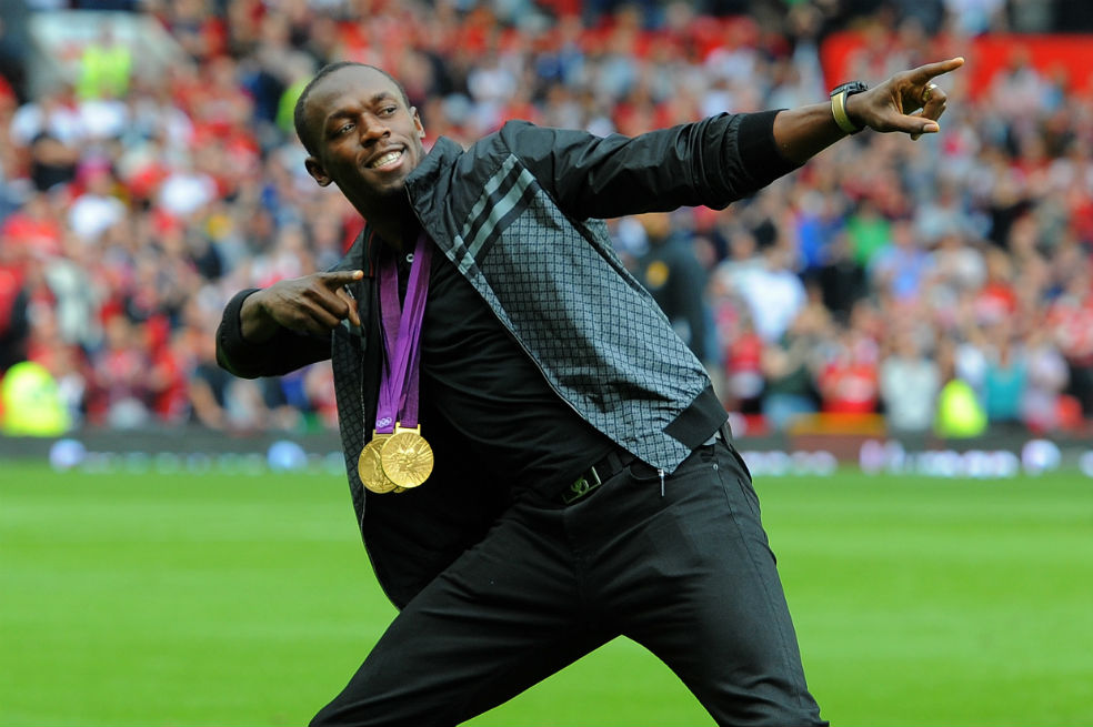 Usain Bolt jugará un partido benéfico de fútbol en Old Trafford