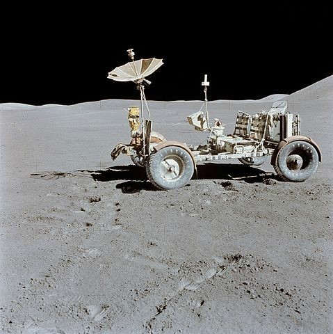 Rover lunar del Apolo 15, 1 de agosto de 1971.Nasa