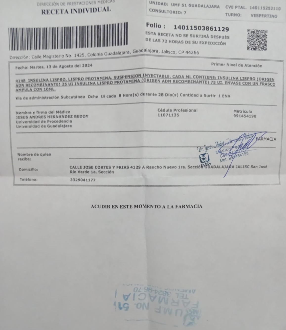 En el país no hay un registro exacto de este padecimiento, pero se calcula que uno de cada diez mexicanos de 20 años y más viven con diabetes. /El Universal