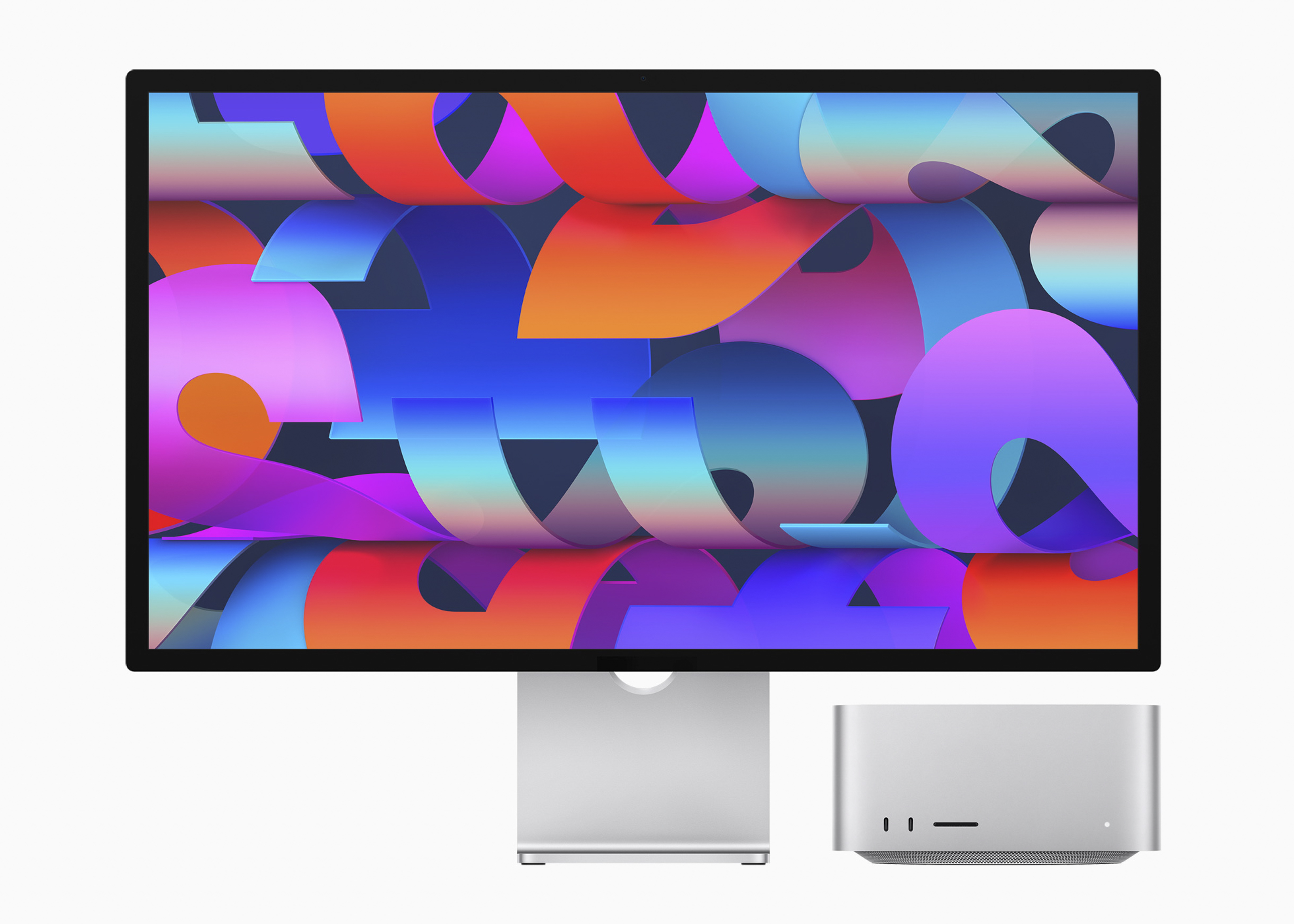 Cupertino (Usa), 08/03/2022.- A handout photo made available by Apple shows the new Mac Studio and Studio Display, an entirely new Mac desktop and display during the Apple Keynote event at Apple headquarters in Cupertino, California, USA, 08 March 2022. (Estados Unidos) EFE/EPA/APPLE HANDOUT EDITORIAL USE ONLY / NO SALES HANDOUT EDITORIAL USE ONLY/NO SALES