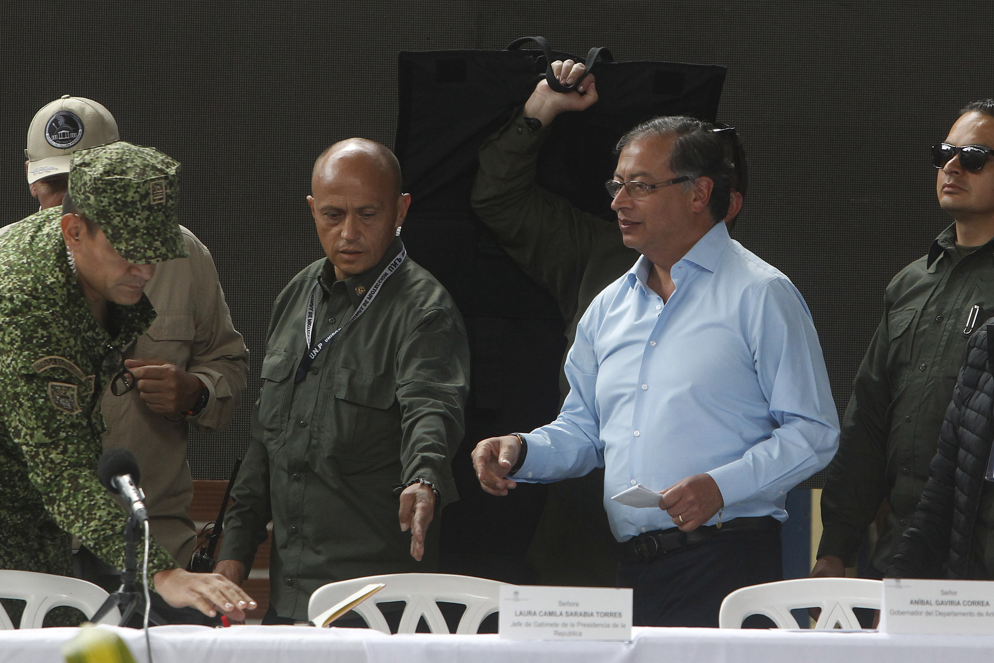 Encuentran explosivo en Ituango durante visita del presidente Gustavo Petro