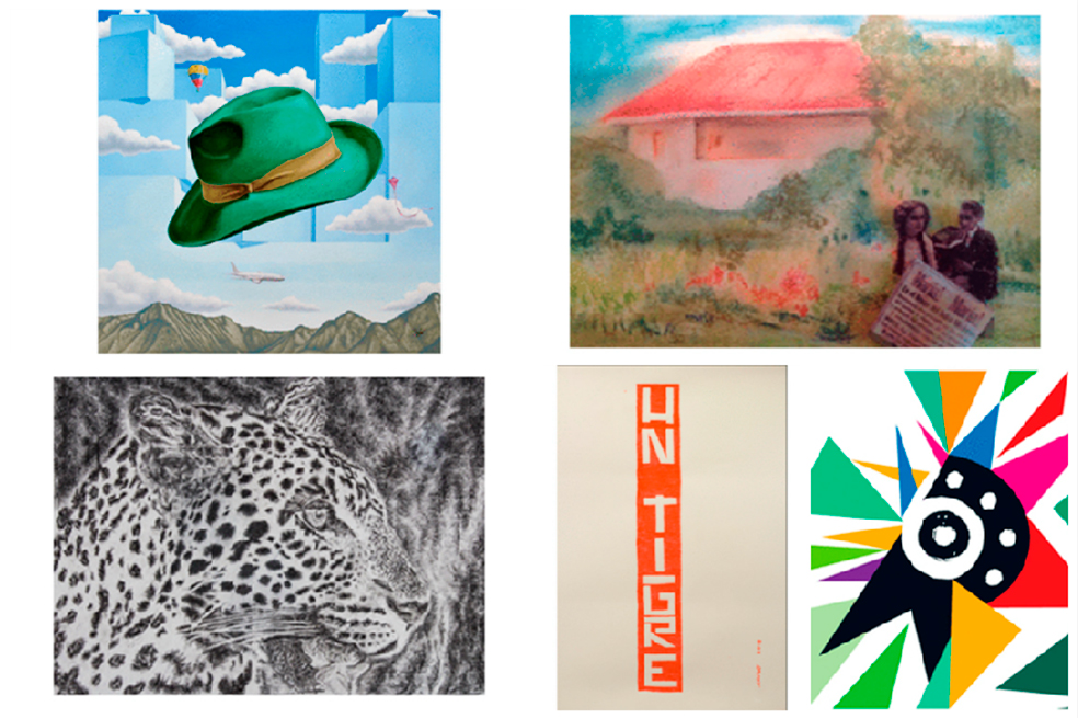 Artistas pintan sus películas favoritas del cine colombiano