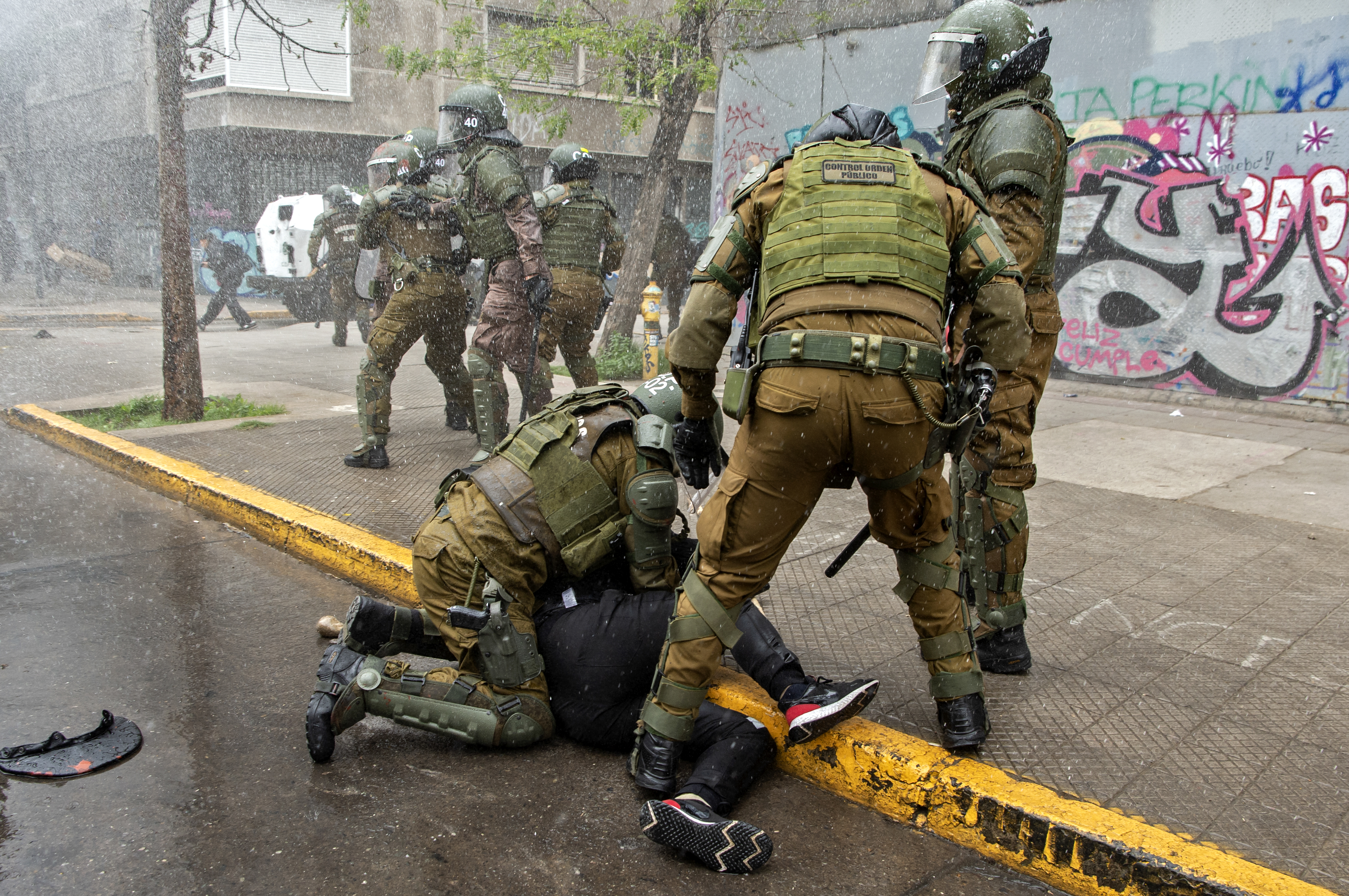 En fotos: la marcha mapuche que resultó en enfrentamientos con la policía en Chile