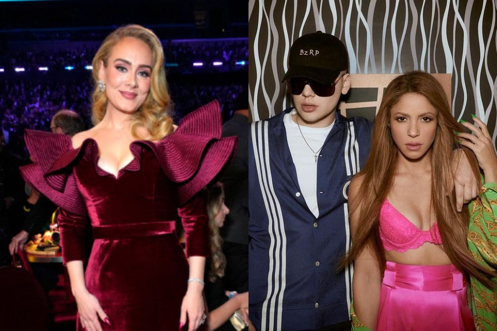 Adele quedó impactada con el show de Shakira y Bizarrap y le envió mensaje a Piqué