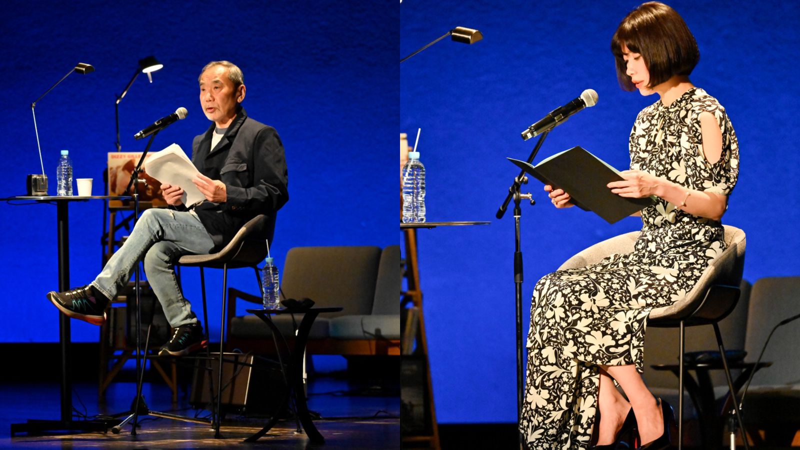 Haruki Murakami y Mieko Kawakami leen relatos inéditos en un evento en Tokio