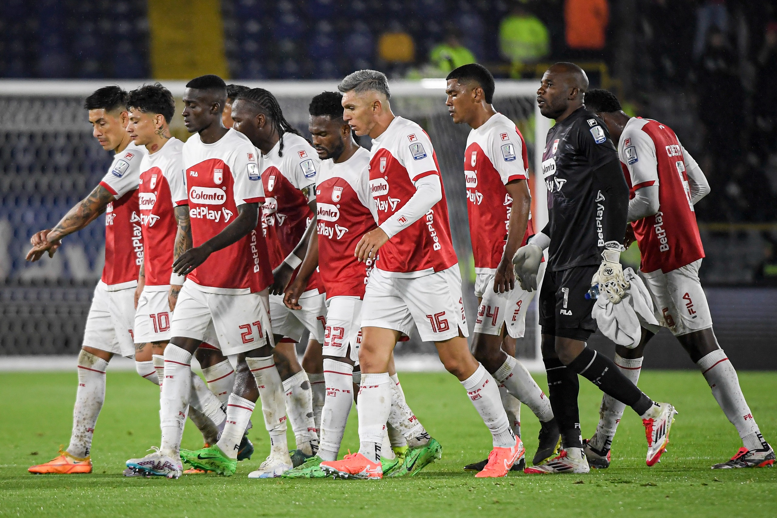 En imágenes: así fue el partidazo entre Santa Fe y Nacional en El Campín