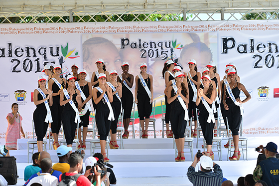 Las candidatas visitaron el primer pueblo libre de Colombia