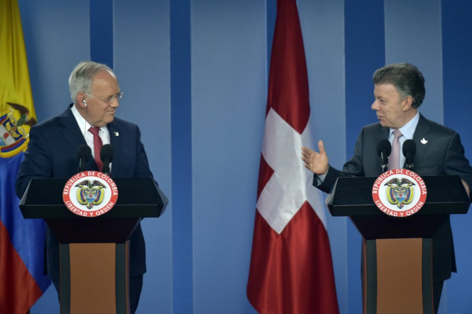 Suiza aportará 22 millones de dólares para apoyar proceso de paz