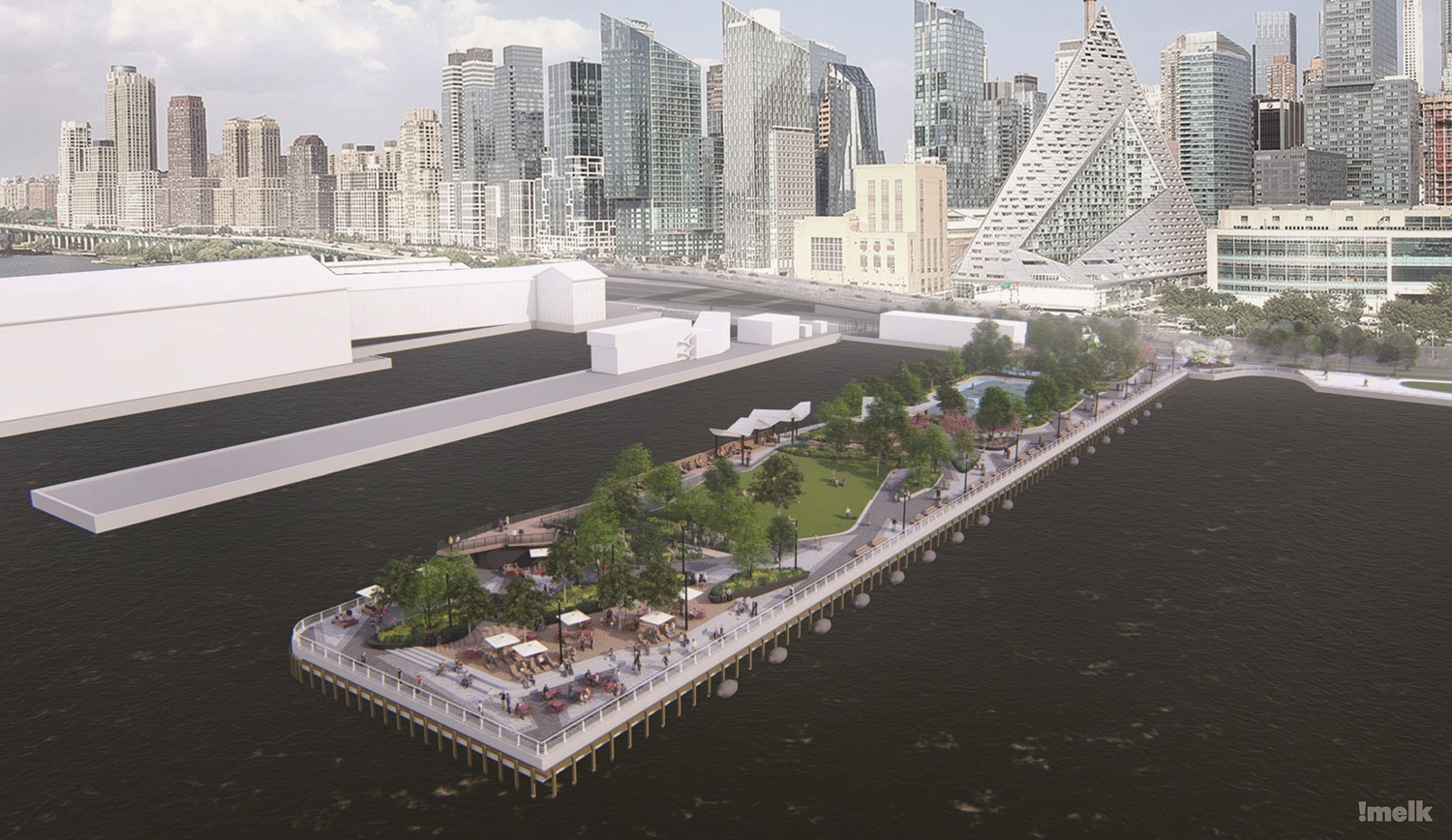 Pier 97 en Hudson River Park, Manhattan.