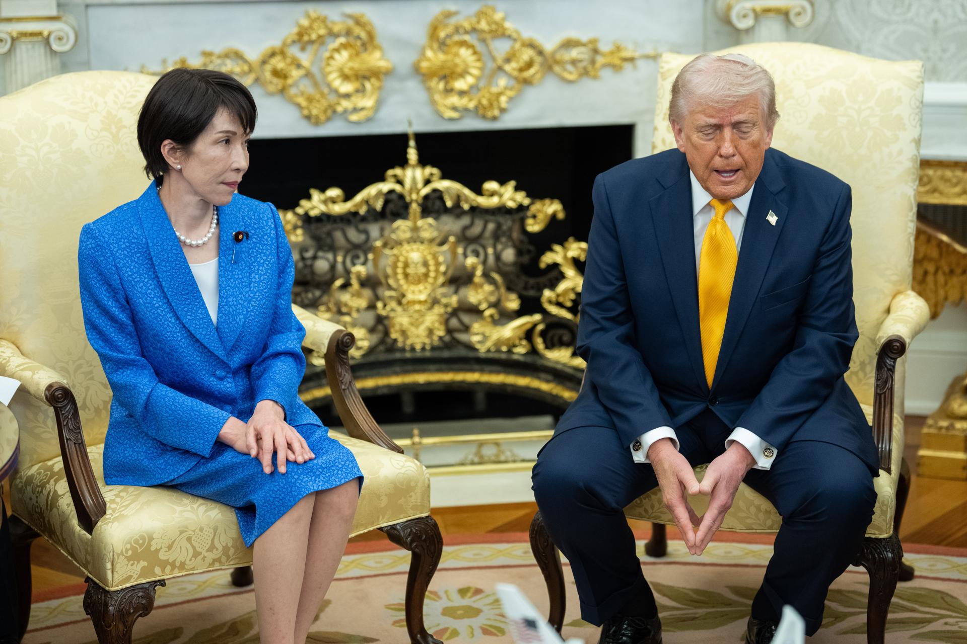 Hablando de Irán, Trump hace bromas sobre Pearl Harbor delante de primera ministra de Japón
