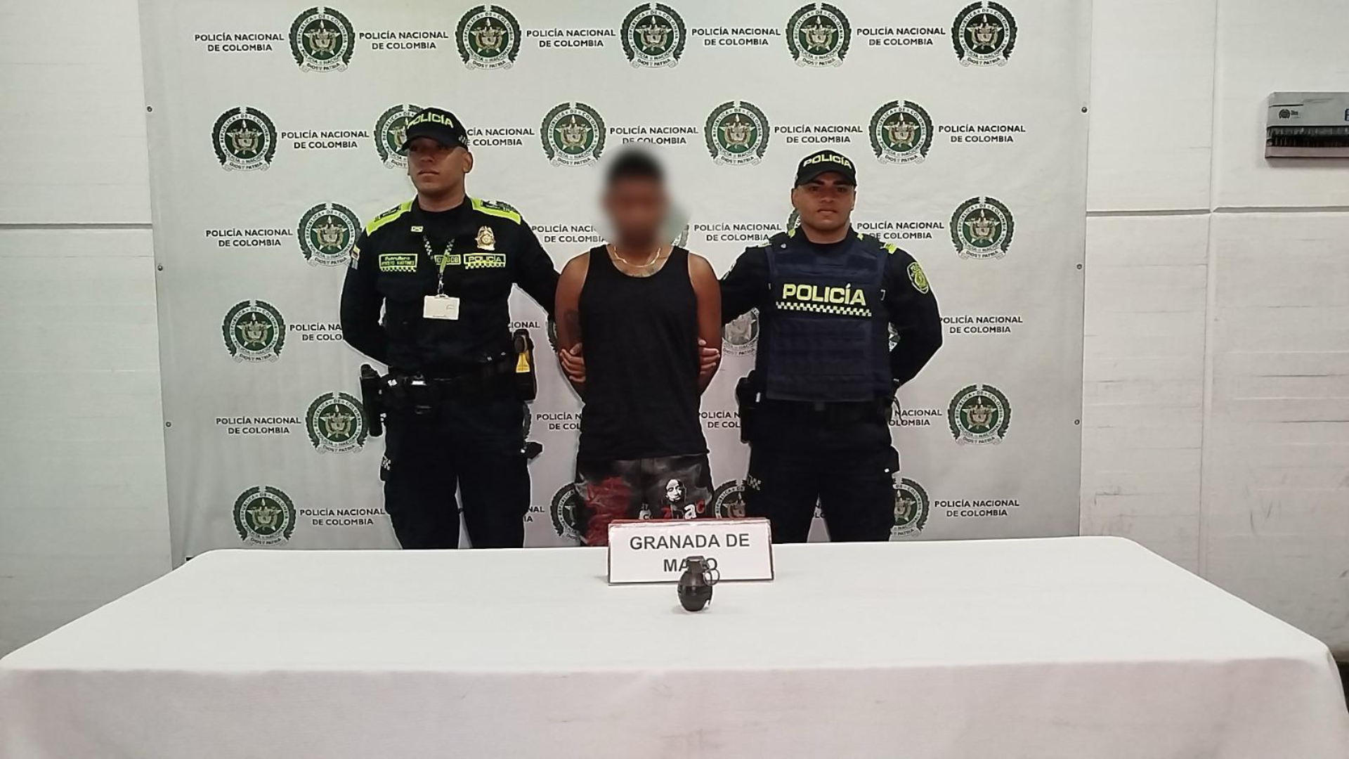 Capturan a extranjero en Ciudad Bolívar que llevaba oculto una granada