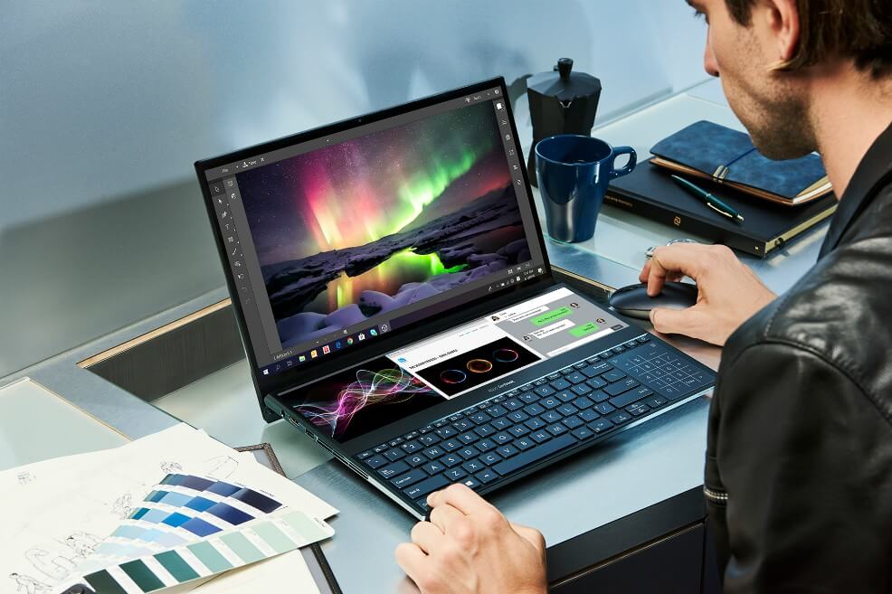 Un portátil con pantalla doble: así es el ZenBook Pro Duo de Asus