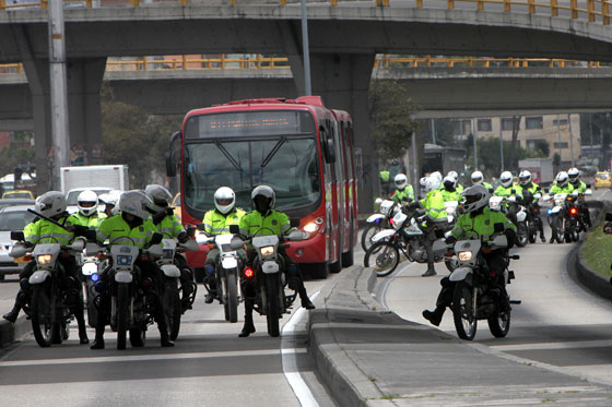 Bogotá, caótica y violenta
