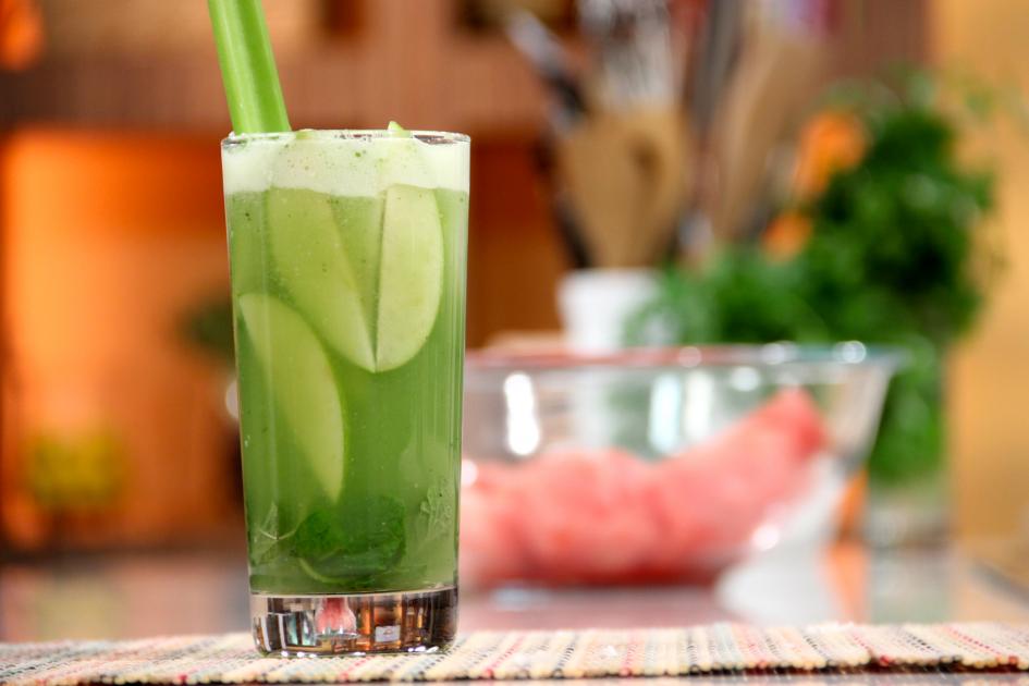 Jugo de espinaca y apio para la diabetes
