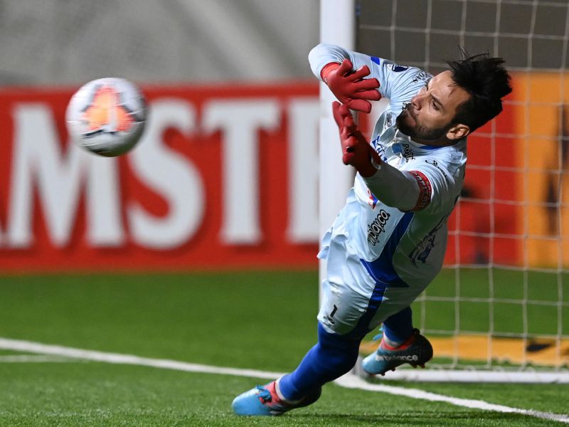 Sebastián Viera, arquero uruguayo del Júnior de Barranquilla.