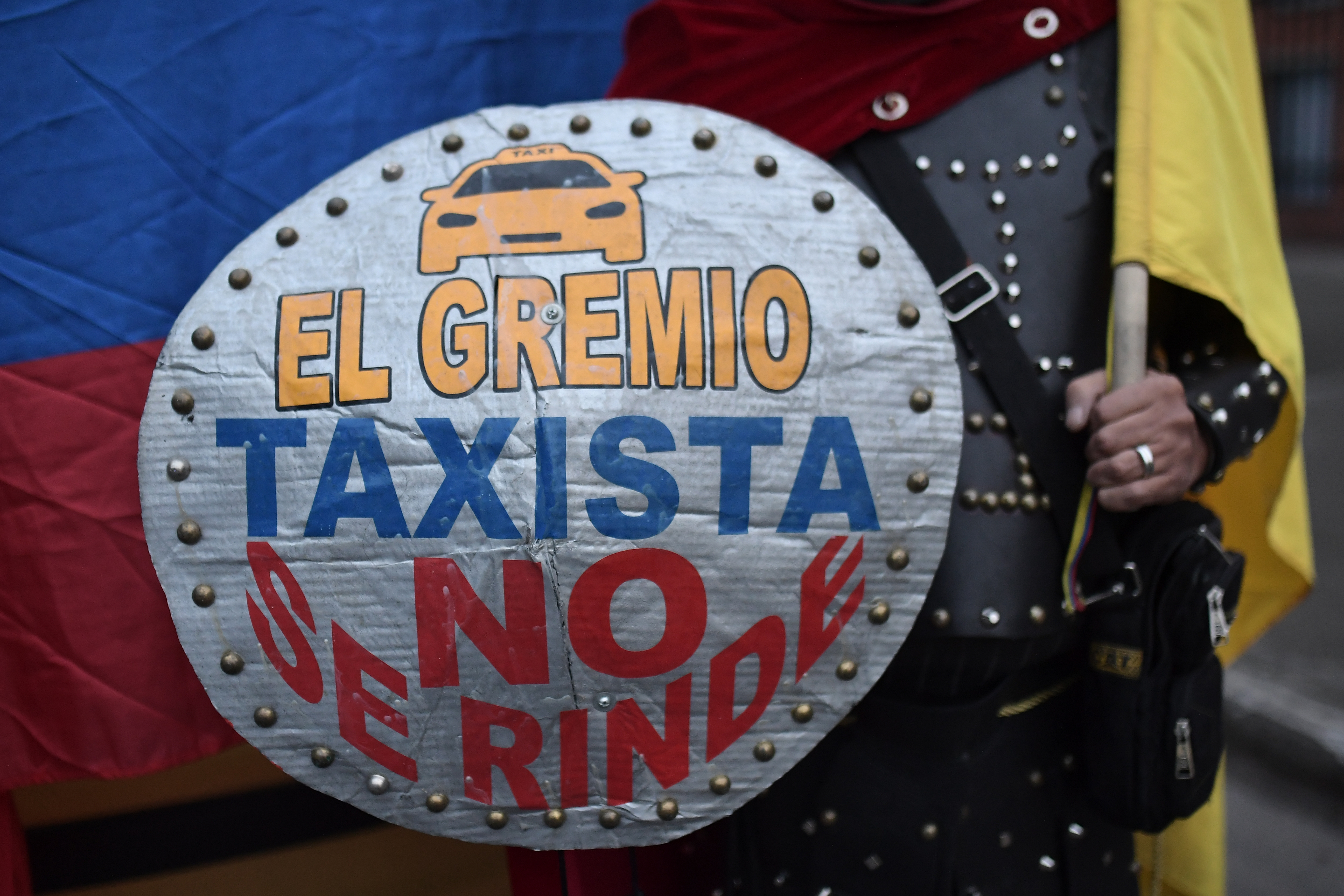Paro de Taxistas en la ciudad de Bogotá correspondiente al 22 febrero 2023