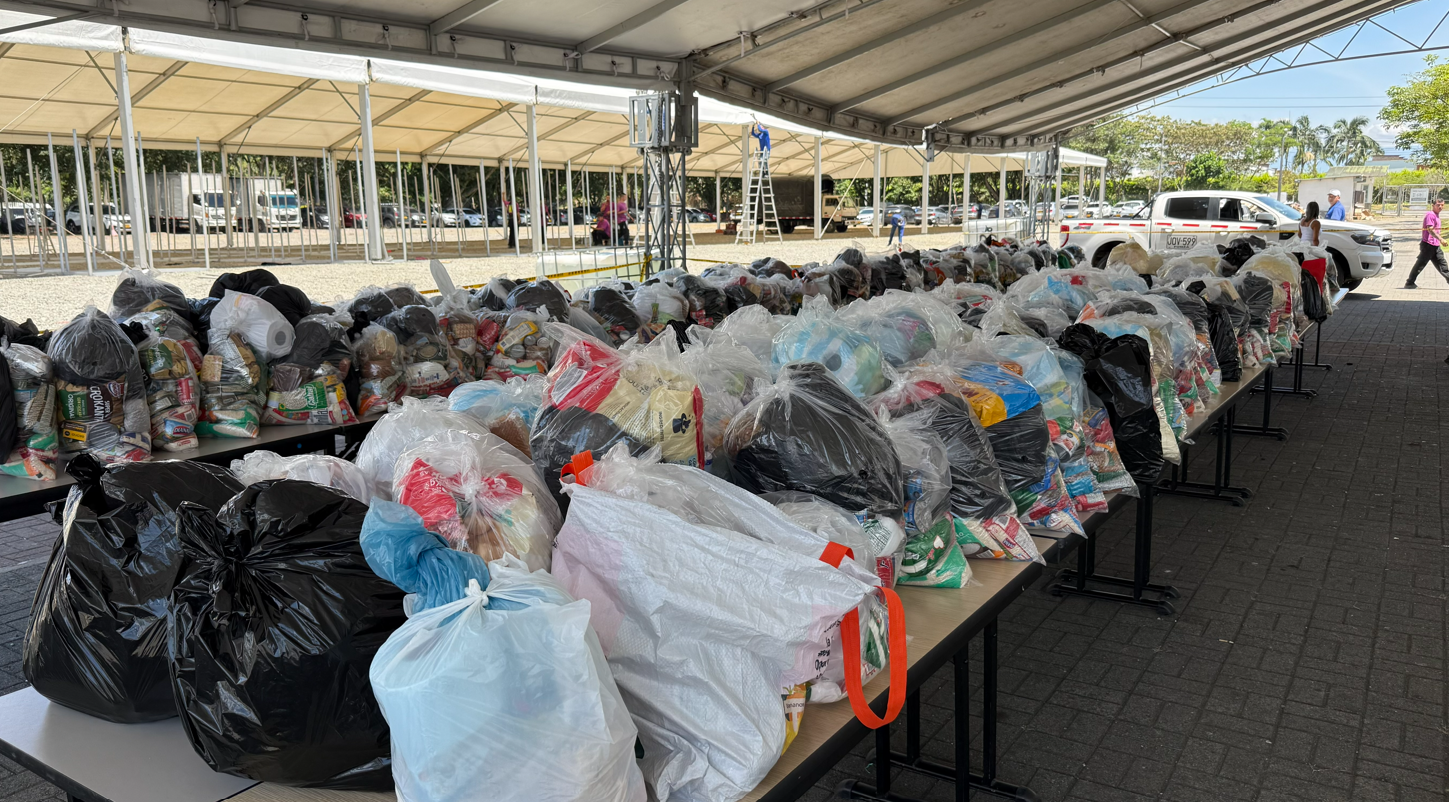 Expofuturo Pereira supera las 120 toneladas de ayuda para damnificados por terremoto