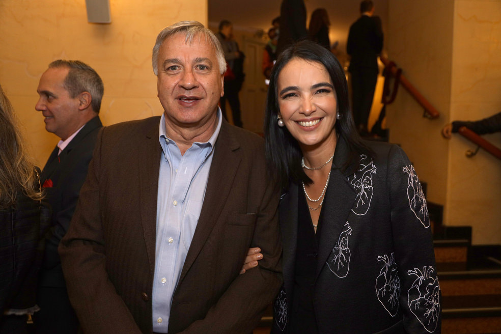 Doctor Darío Echeverry y Fernanda Hernández