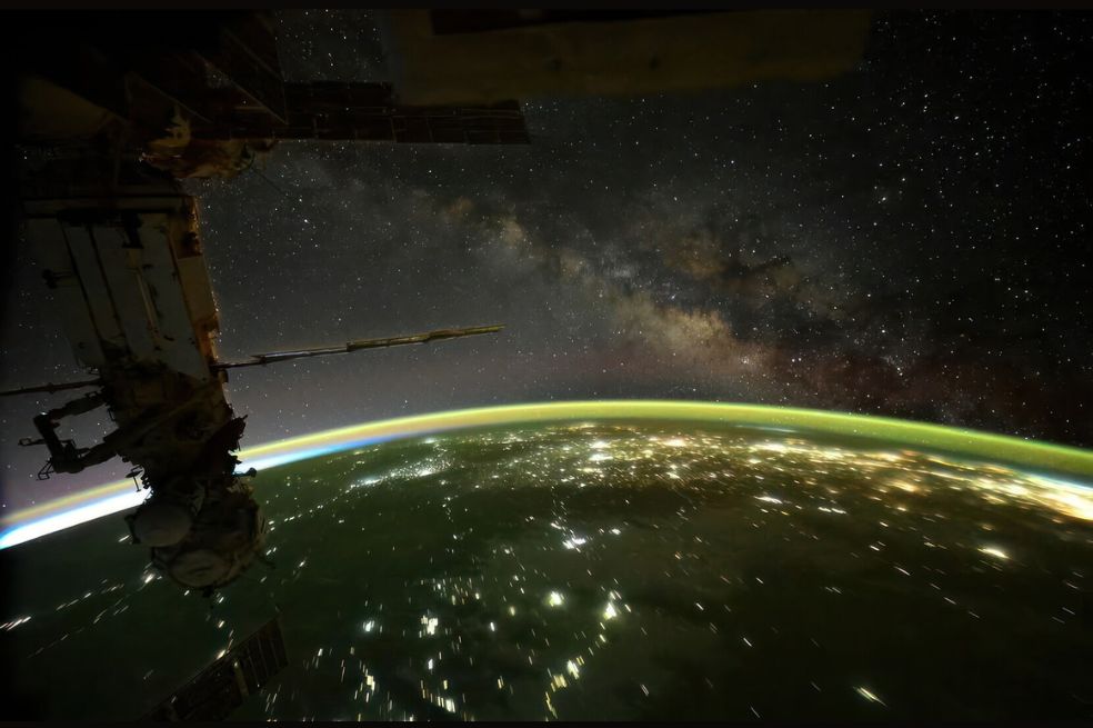 “Uno entre mil millones” es la imagen de Don Pettit tomada desde la Estación Espacial Internacional.