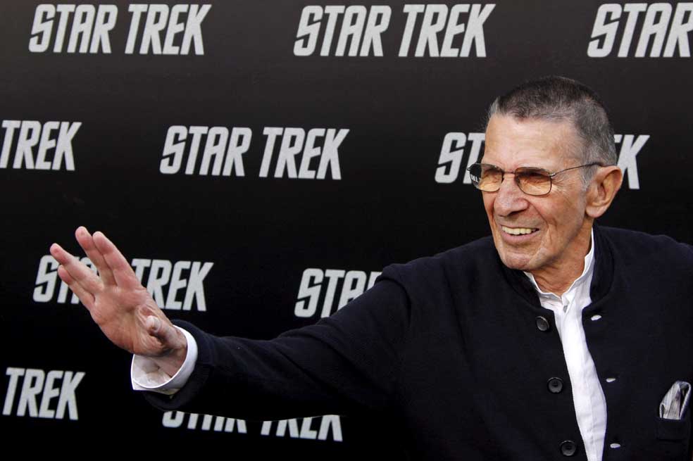 Nimoy en 2009, durante el estreno de una de las recientes películas de ‘Viaje a las estrellas’.  /EFE