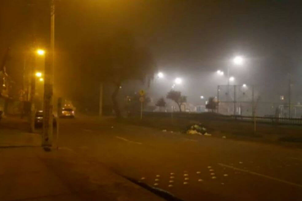 Se registró fuerte incendio en el suroccidente de Bogotá en la noche del pasado miércoles