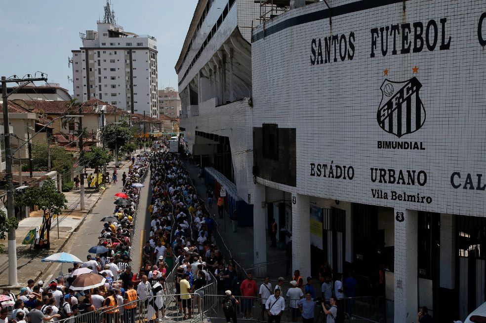 Las imágenes del funeral de Pelé