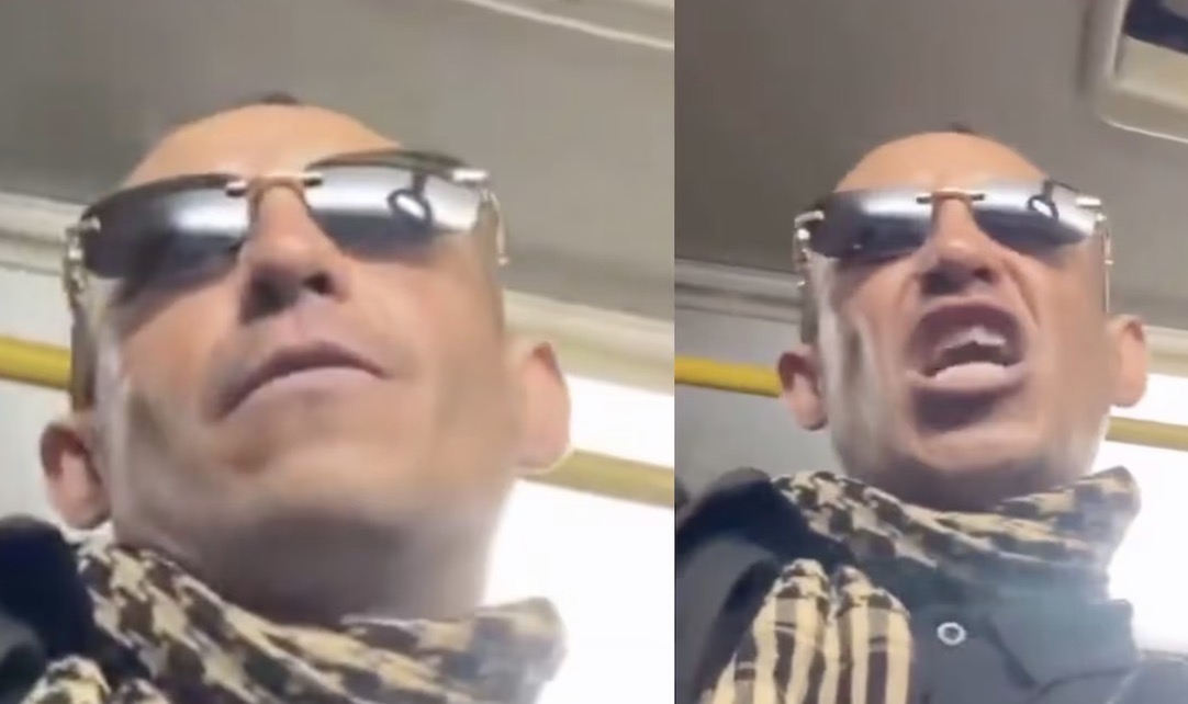 En video: captan a hombre que acosó y amenazó de muerte a una joven en un bus del SITP