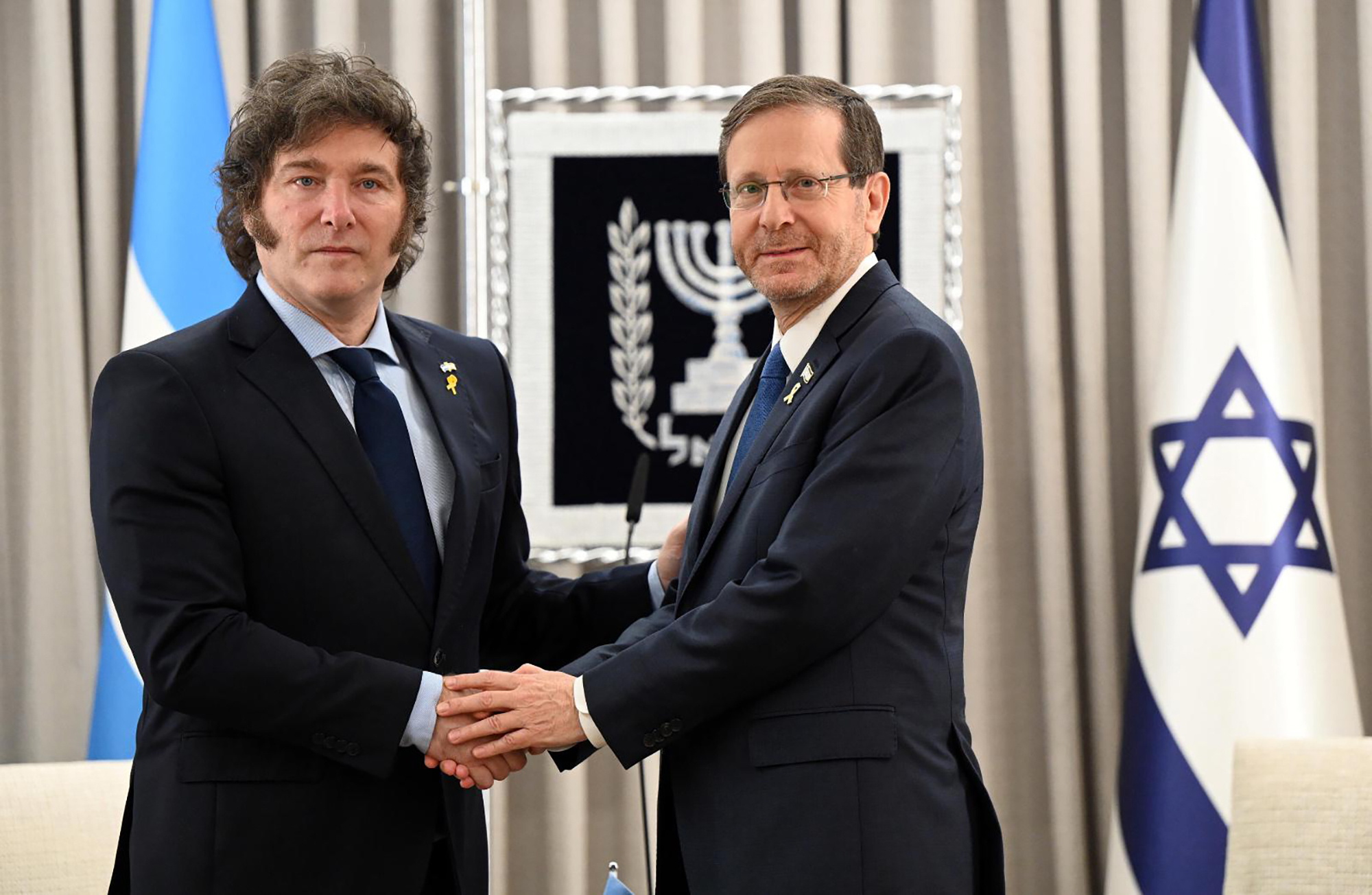 Israel le agradece a Milei su “apoyo inquebrantable” por el  ataque de Irán