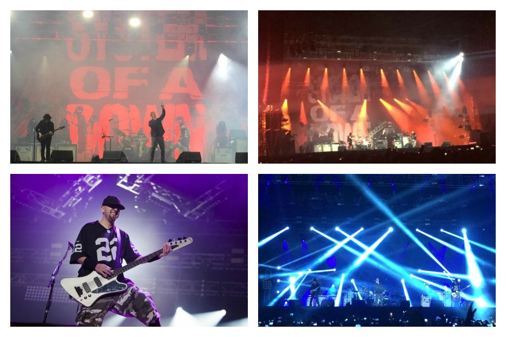 Así fue la presentación de System of a Down por primera vez en Colombia