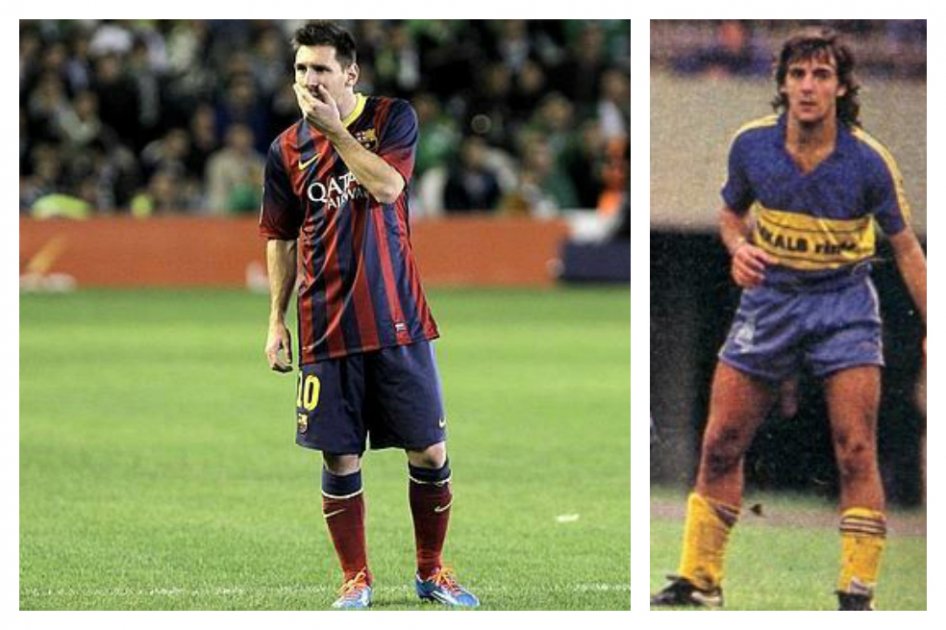 Messi, el mejor del mundo, empapelado por el peor, Schinocca