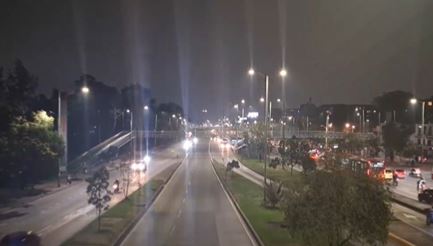 Movilidad, hoy: se recupera el flujo en la avenida NQS; manifestantes se dispersan