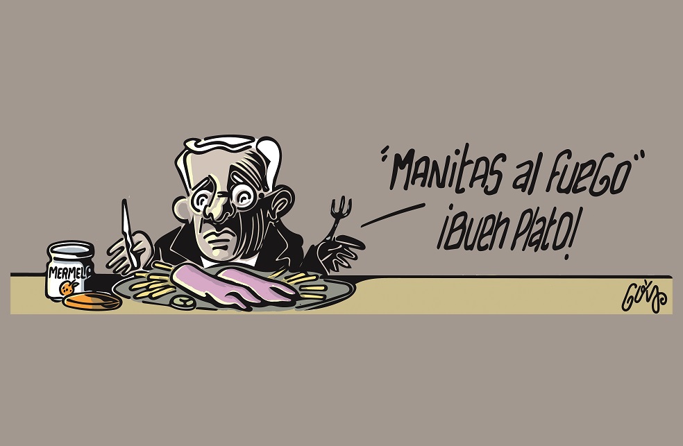 Las manitas al fuego