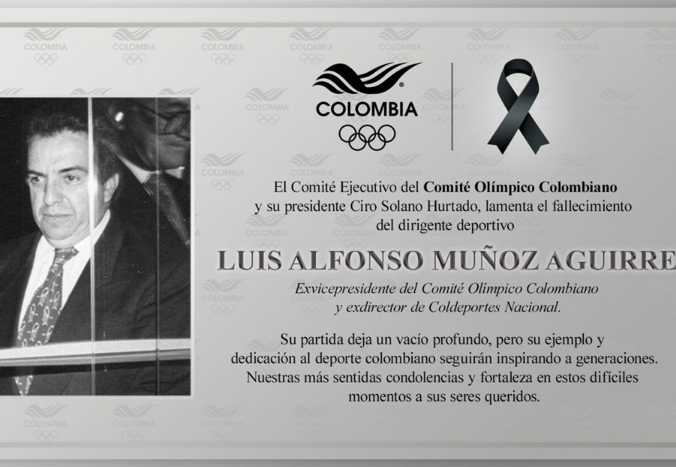 Falleció Luis Alfonso Muñoz Aguirre, figura clave del deporte colombiano