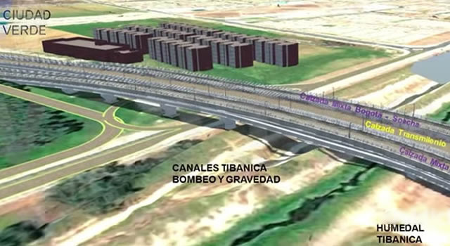 Así será el puente que facilitará el tránsito entre Soacha y la Autopista Sur