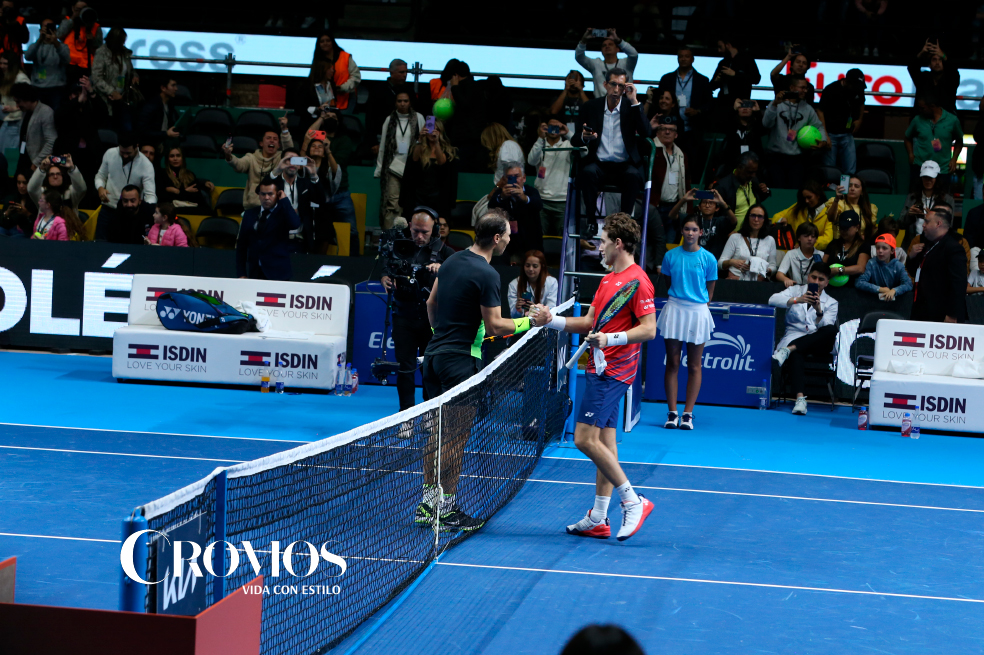 Nadal ganó partido de exhibición en Bogotá venció en dos sets a Ruud
