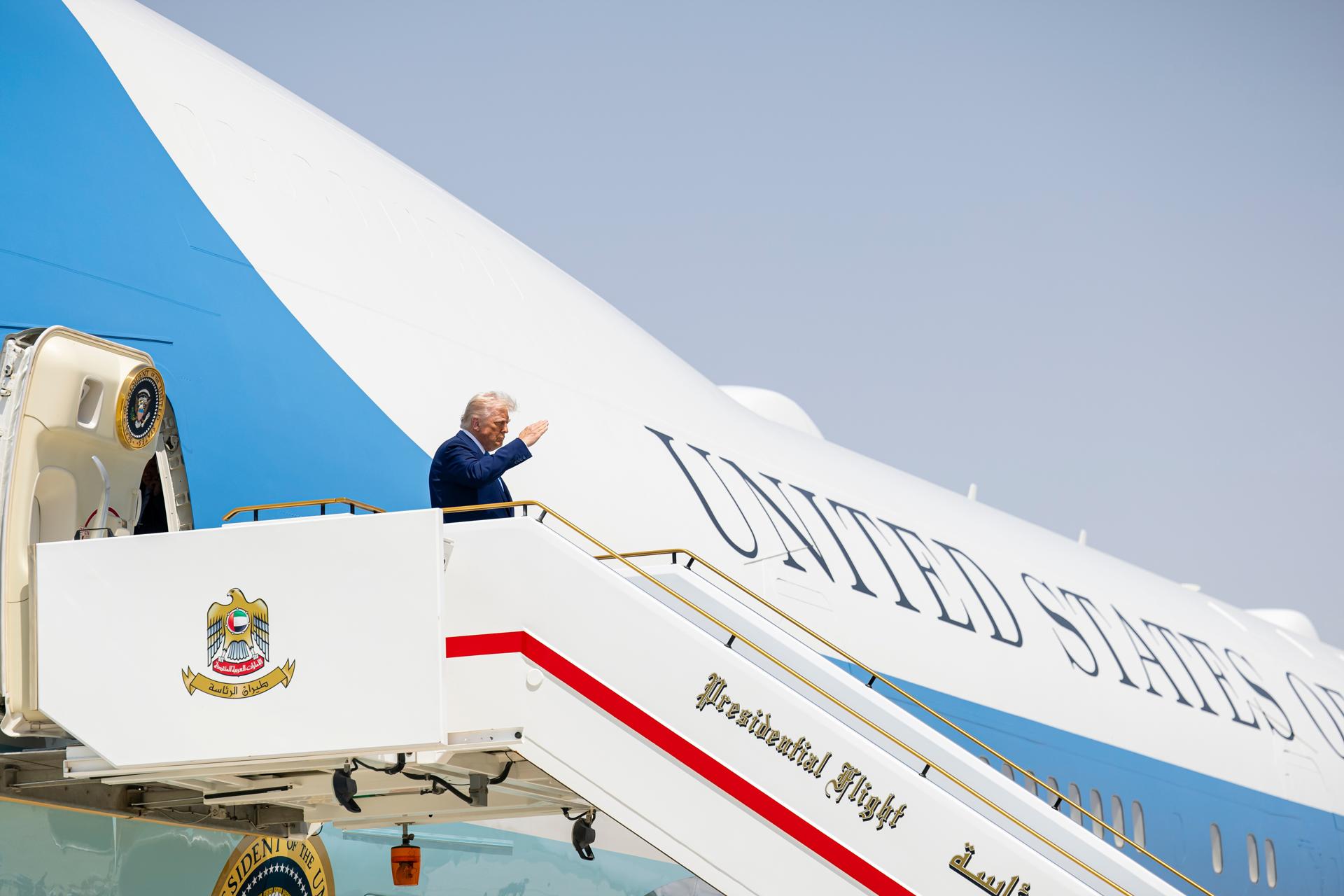 La historia secreta de la búsqueda de Trump de un nuevo Air Force One