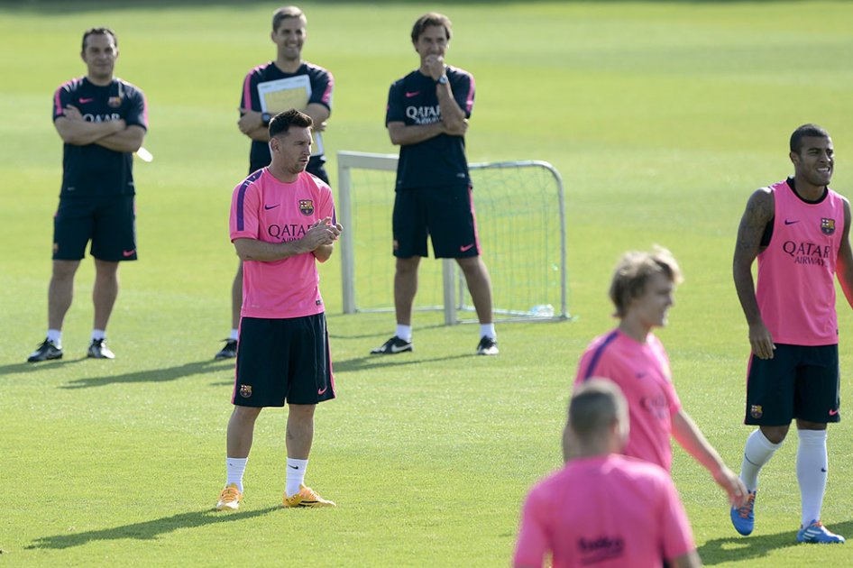 Messi y Neymar se reincorporan a los entrenamientos del Barcelona