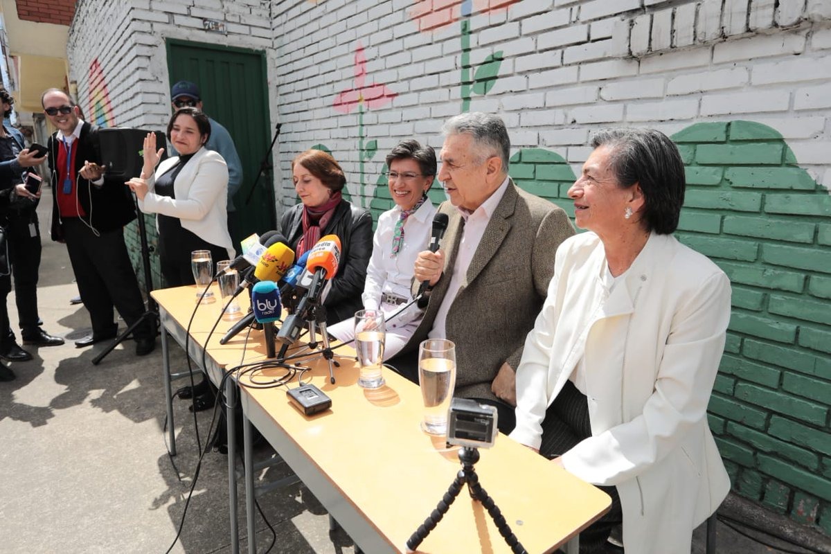 Lucho Garzón se adhirió a la campaña de Claudia López a la alcaldía de Bogotá