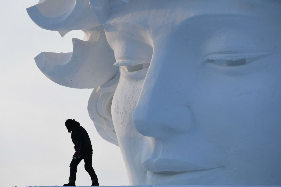 Bellas imágenes del festival del hielo en China