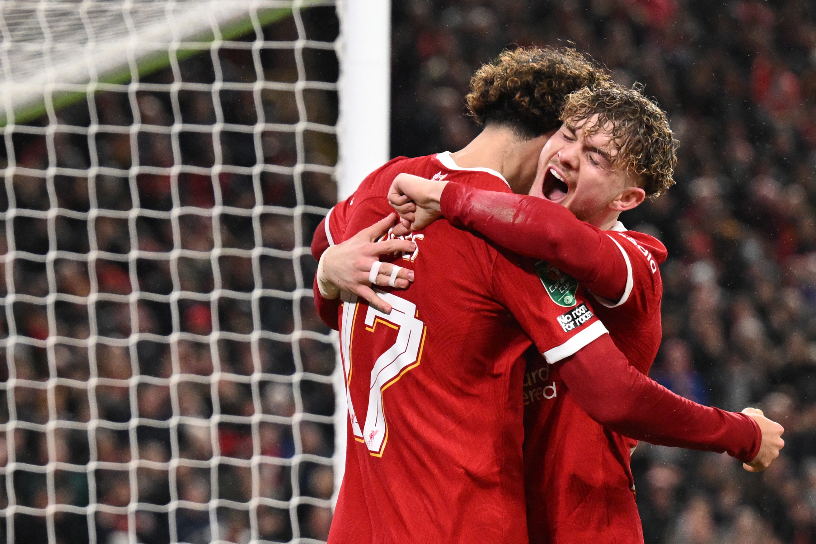 En video: la goleada de Liverpool, de Luis Díaz, en la Carabao Cup
