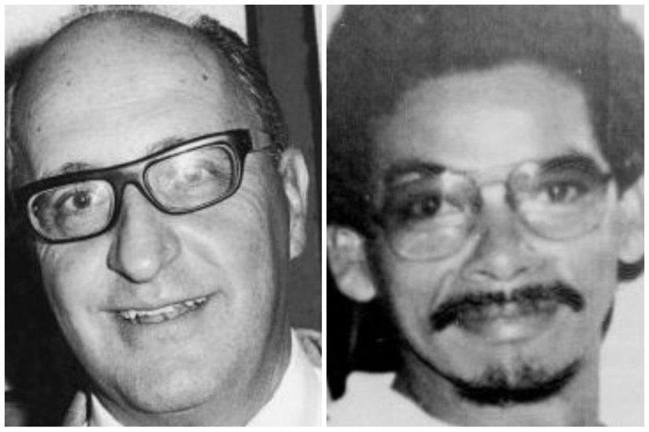 Héctor Abad Gómez y Luis Felipe Vélez Herrera, asesinados en agosto de 1987.
