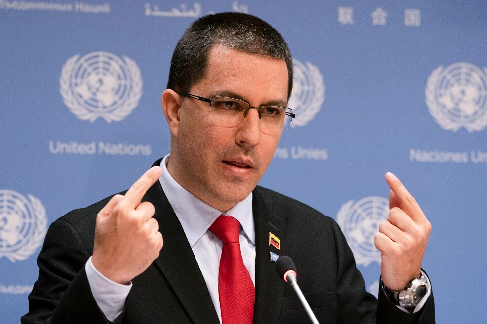 Jorge Arreaza, ministro de Asuntos Exteriores de Venezuela. / AFP