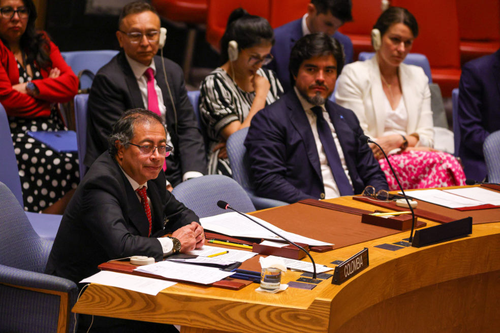 El presidente Gustavo Petro, ante el Consejo de Seguridad de las Naciones Unidas, llevó este 11 de julio una agenda con una alta carga de contenido interno buscando un guiños internacional para impulsar su programa de Gobierno.