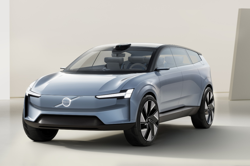 Volvo dio un vistazo a su futuro y presentó un prototipo eléctrico