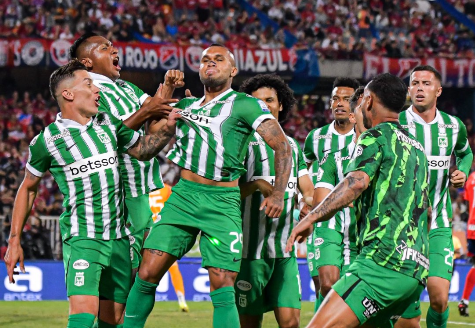 Atlético Nacional venció 3-2 a Medellín y lo dejó al borde de la eliminación en Liga Betplay