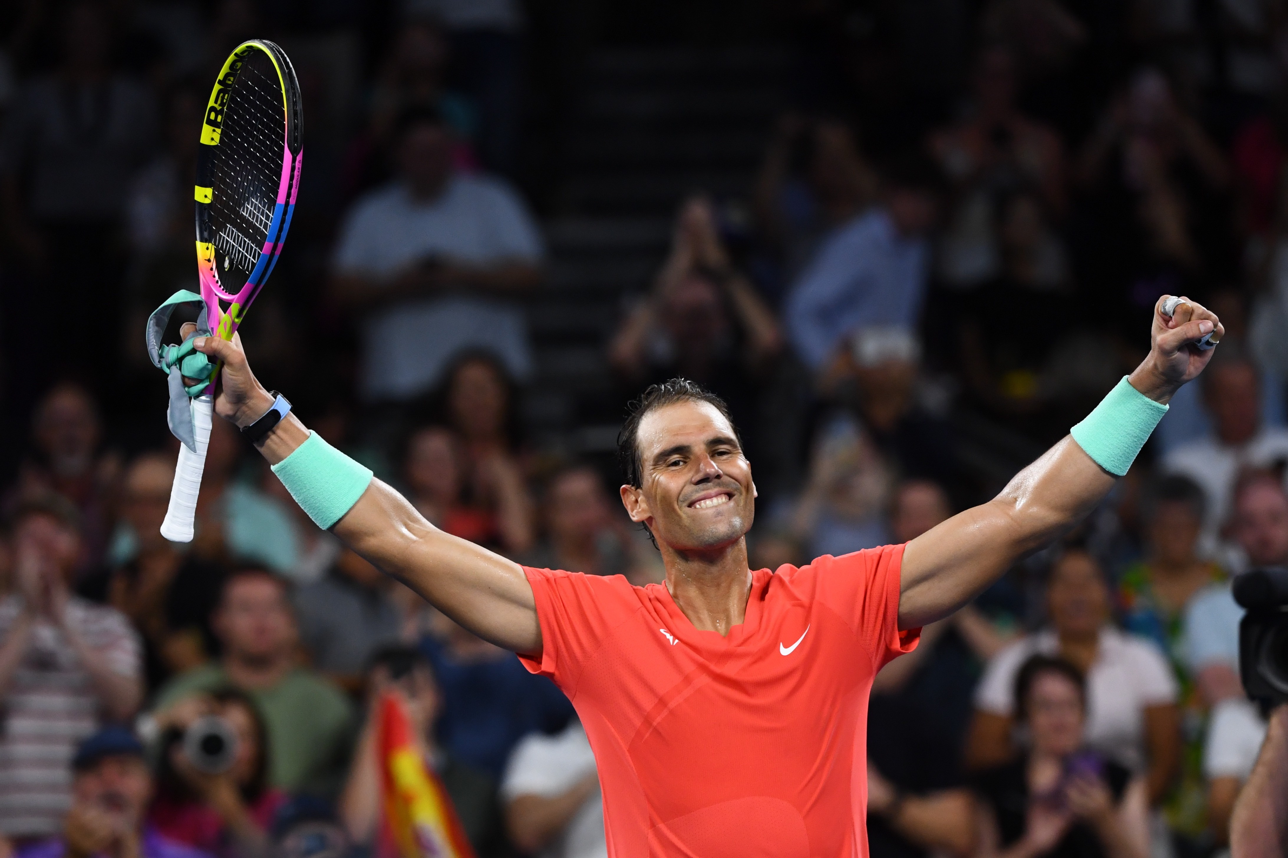 Rafael Nadal volvió a competir tras un año de ausencia y derrotó a Thiem