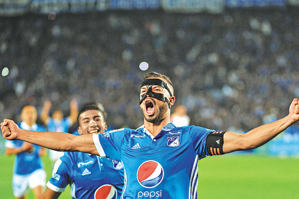 Millonarios ganó, goleó y le quitó el invicto a Santa Fe