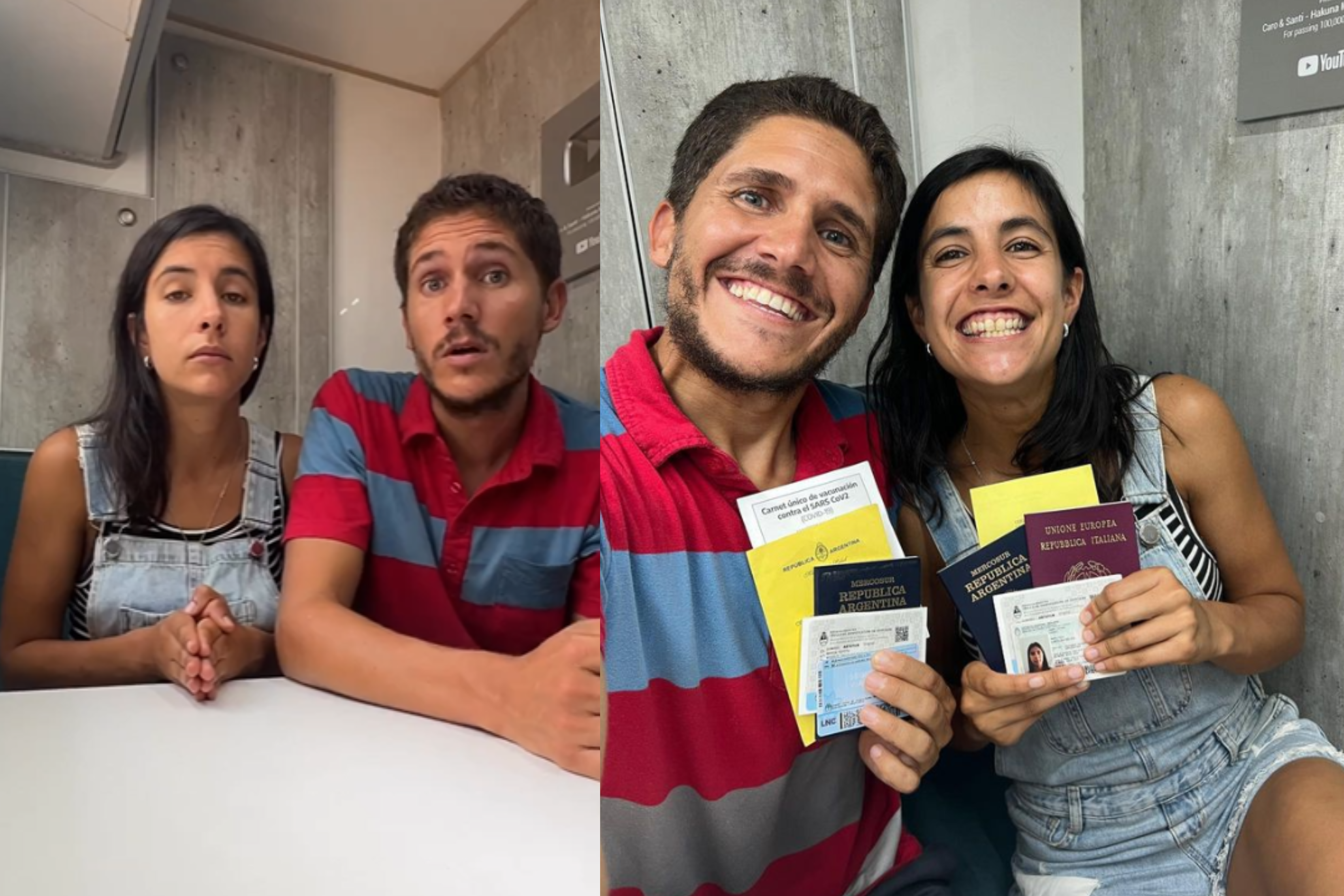 Influenciadores argentinos que fueron robados en Neiva recuperaron sus documentos