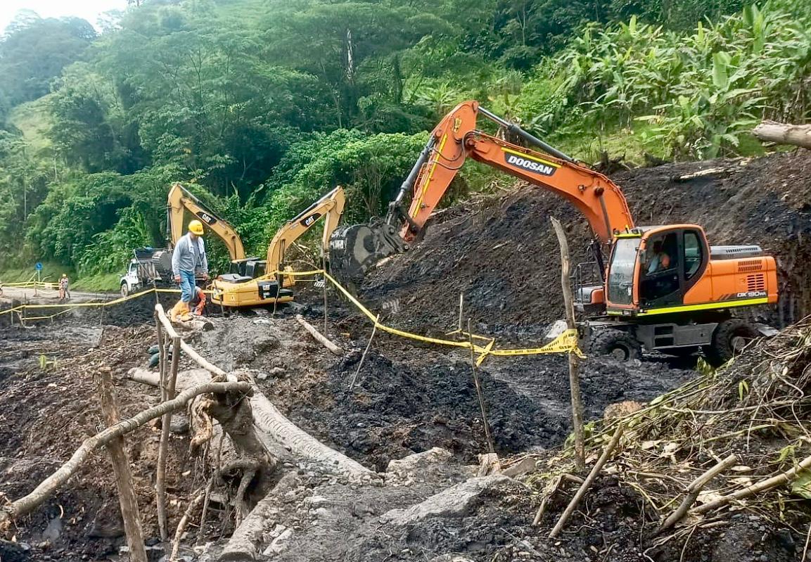 Transversal del Sisga habilita paso peatonal tras nueve días de cierre