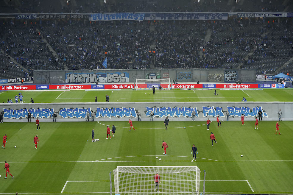 El Hertha Berlín ocupa la posición 12 en la tabla con 11 puntos. / AFP